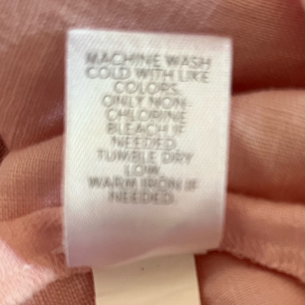 J. Jill Love Linen light pink 100% linen maxi dress 3X - Picture 11 of 12